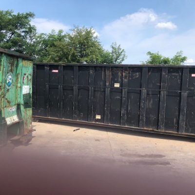 metal dumpster containers